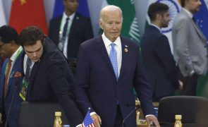 Médio Oriente: Biden pede a G20 para pressionar Hamas a cessar-fogo com Israel