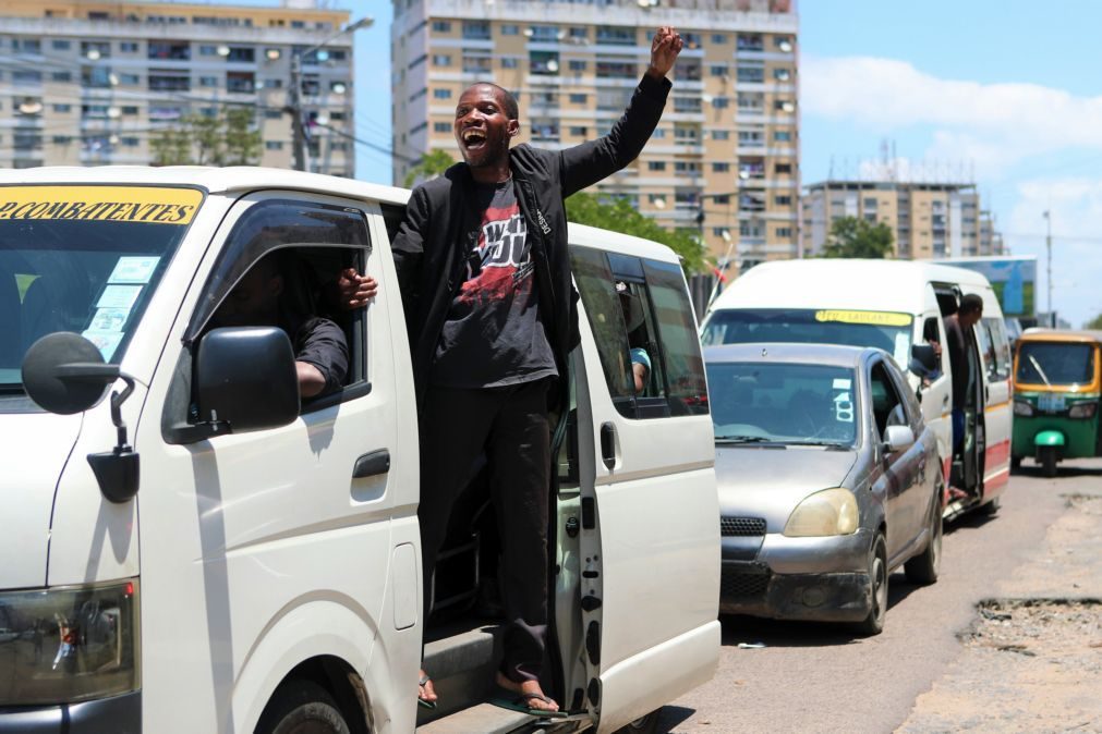 Buzinão e carros parados em Maputo no primeiro dia de novos protestos