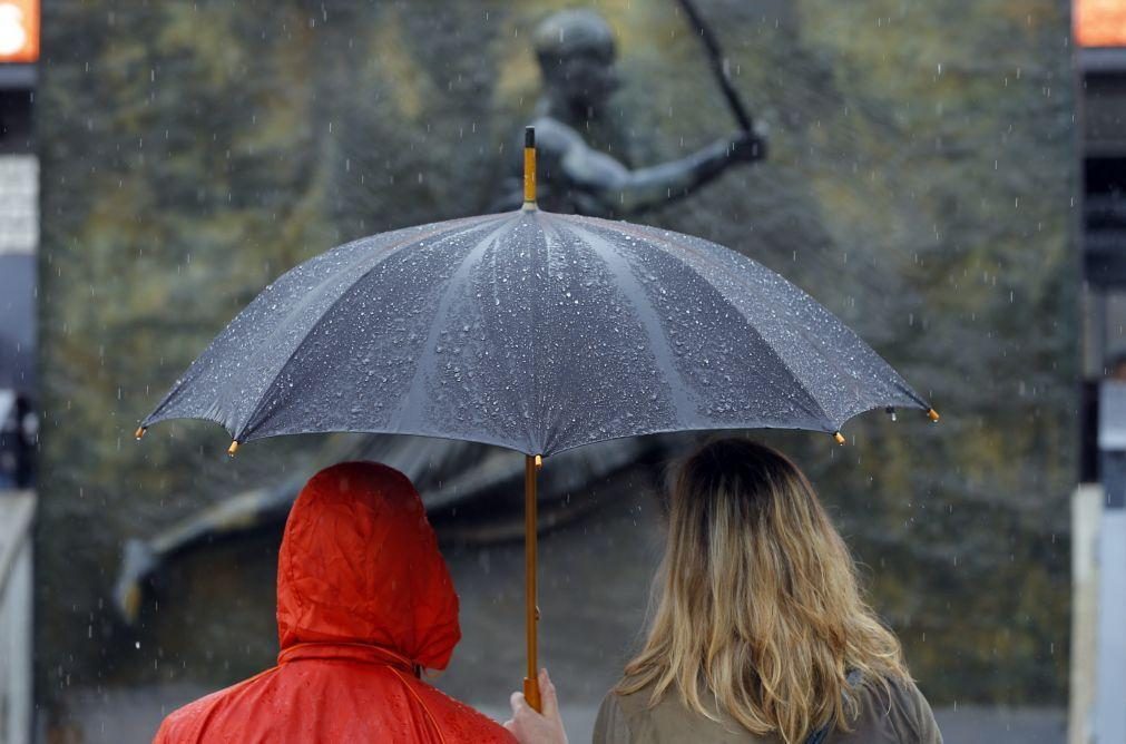 Chuva e vento forte entre domingo e segunda-feira no norte e centro - IPMA