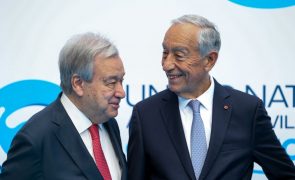 Guterres e Marcelo discutem guerras na Ucrânia e Médio Oriente e ação climática