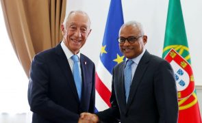 Marcelo almoçou hoje com Presidente de Cabo Verde na Cova da Moura