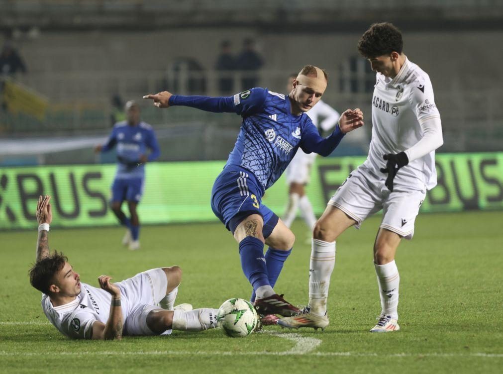 LCE: Vitória de Guimarães empata com Astana depois de nove vitórias consecutivas