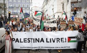 Solidariedade para com palestinianos juntou centenas de pessoas em Lisboa