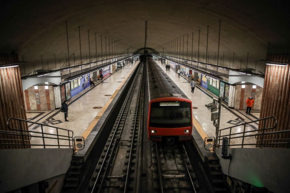 Greve no Metro de Lisboa deve parar circulação até cerca das 10:30