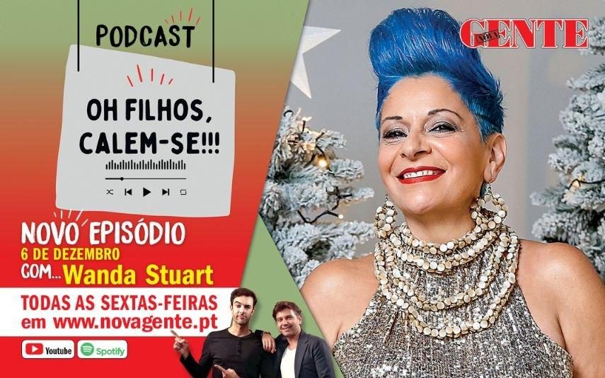 'Oh FIlhos Calem-se'. Ricardo Azedo Wanda Stuart: Cabelo azul, talento da filha ... e muito mais