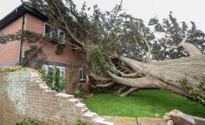 Tempestade na Grã-Bretanha e Irlanda causou um morto e corte de energia