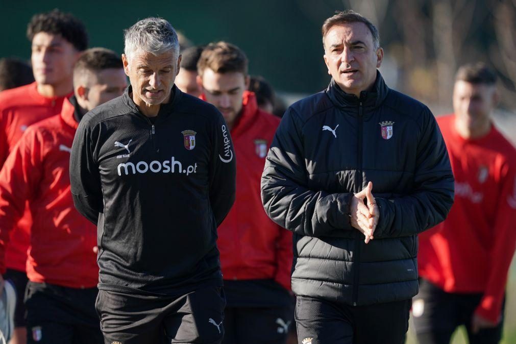 Carlos Carvalhal diz ter dinâmica de grupo mais difícil da carreira em Braga