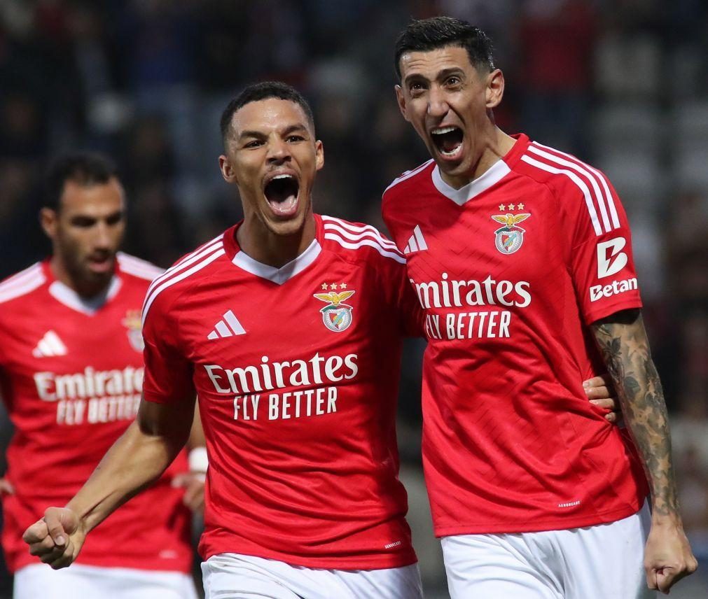 'Bis' de Di Maria frente a Nacional da Madeira isola Benfica no 2.º posto