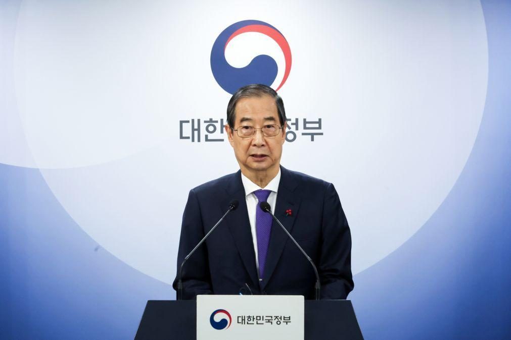 Oposição apresentou moção para destituir presidente interino da Coreia do Sul