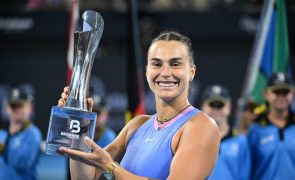 Tenista Aryna Sabalenka conquista primeiro título do ano em Brisbane