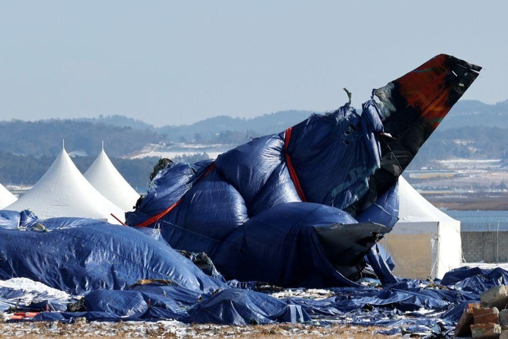 Caixas negras não registaram minutos antes de acidente aéreo na Coreia do Sul