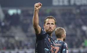 Harry Kane dá vitória ao Bayern Munique em casa do Borussia Mönchengladbach