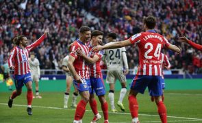 Atlético de Madrid sobe à liderança da Liga espanhola