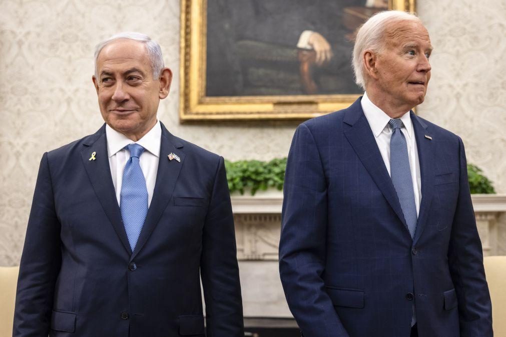 Netanyahu fala com Biden sobre negociações para um cessar-fogo em Gaza