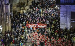 Novo protesto em Valência juntou 25 mil pessoas