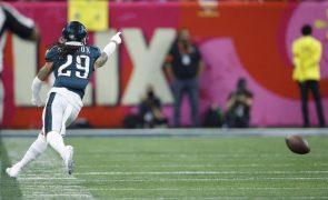 Philadelphia Eagles impedem 'tri' dos Chiefs ao vencerem 59.º Super Bowl