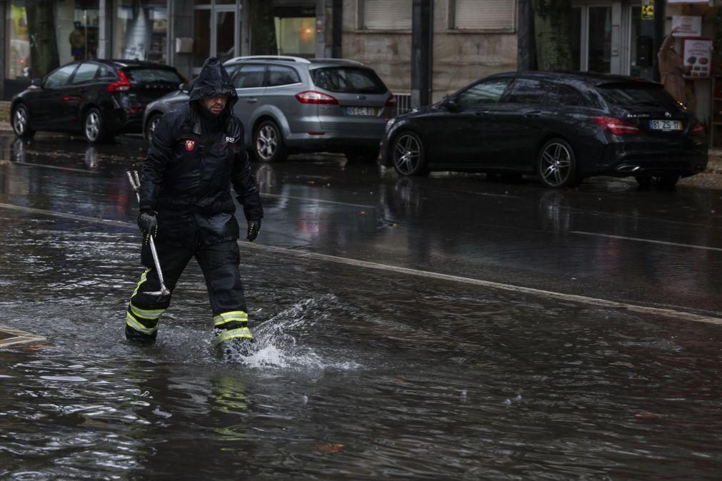 Cerca de 50 ocorrências devido à chuva forte em Lisboa e Vale do Tejo