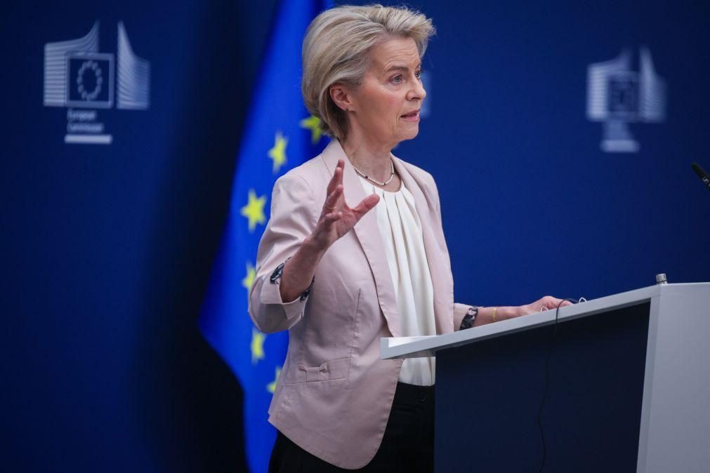 Von der Leyen divulga plano de rearmamento na terça-feira aos 27 países