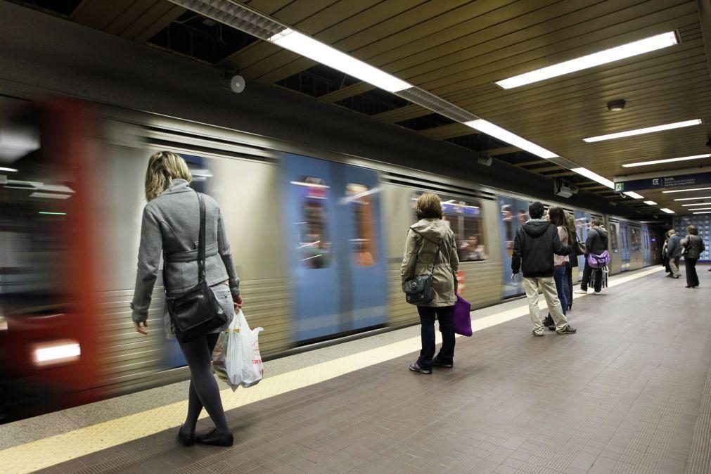 Circulação restabelecida no metro de Lisboa entre Reboleira e Colégio Militar