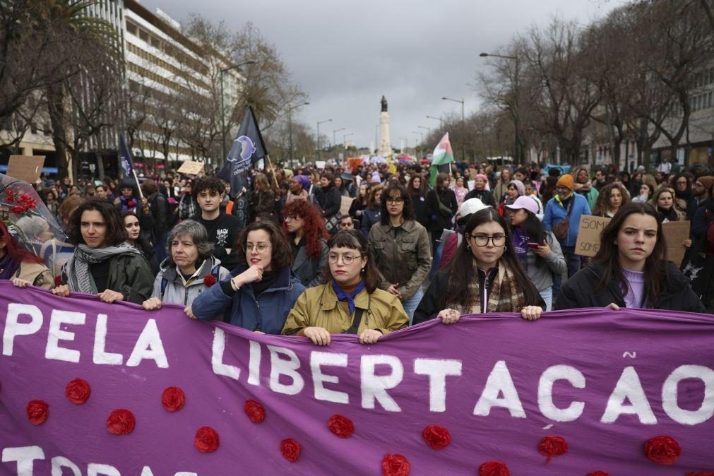 Mais de mil pessoas manifestam-se em Lisboa com alertas para direitos em perigo