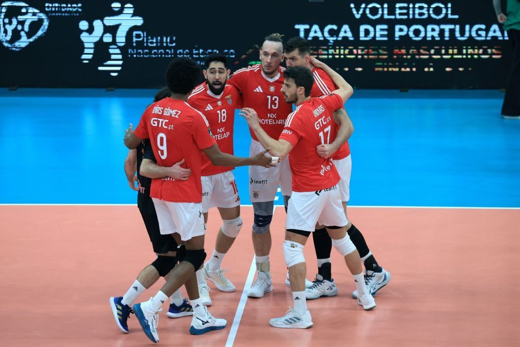 Benfica vence Leixões e conquista Taça de Portugal masculina de voleibol