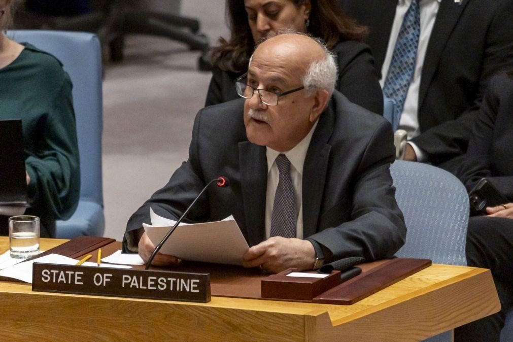 Palestina pede ao Conselho de Segurança da ONU para atuar em Gaza