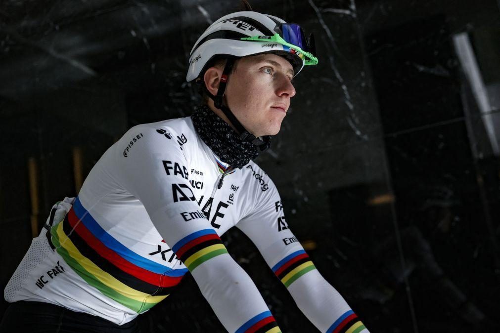 Ciclista Tadej Pogacar vai participar pela primeira vez no Paris-Roubaix