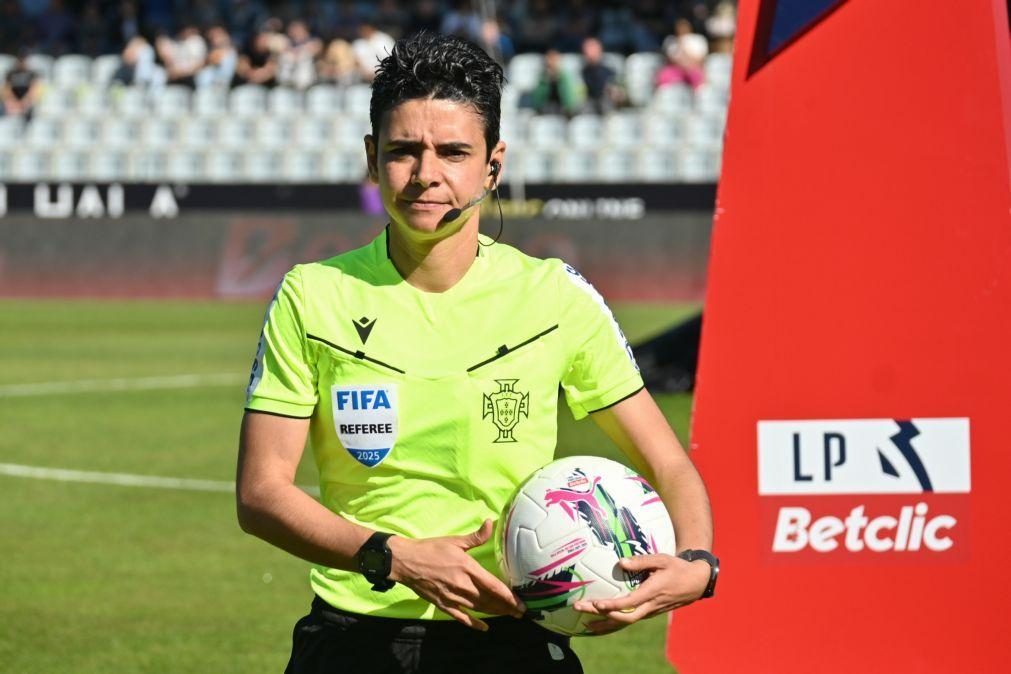 Árbitra Catarina Campos nomeada para a fase final do Euro2025 feminino