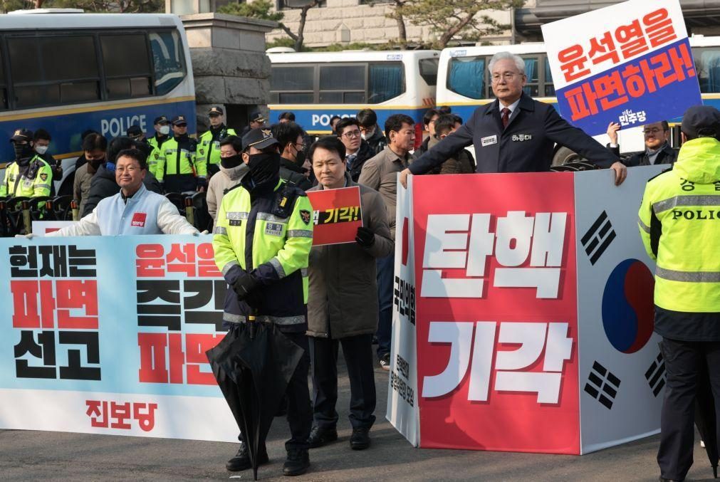 Tribunal Constitucional decide na sexta-feira sobre destituição do presidente da Coreia do Sul