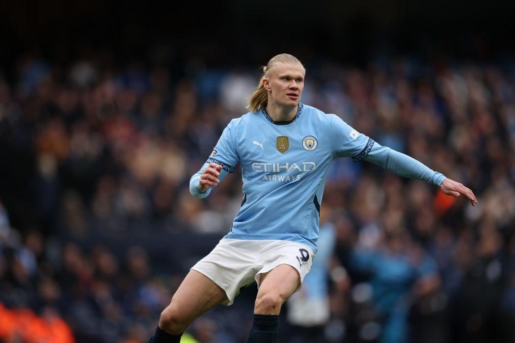 Haaland, do Manchester City, afastado dos relvados entre cinco a sete semanas