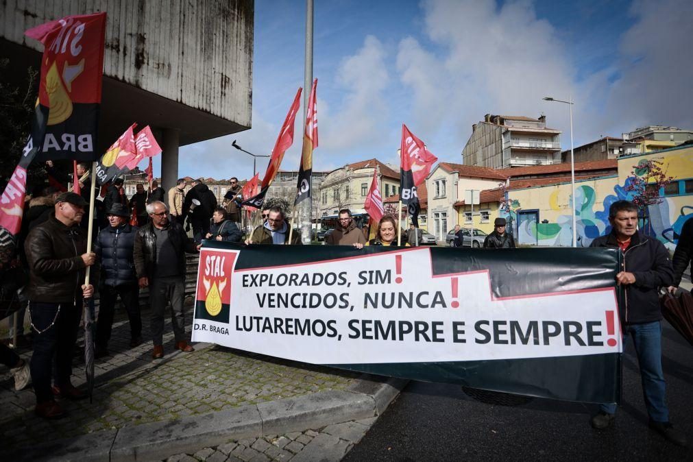 Manifestação da CGTP no Porto reuniu mais de dois mil trabalhadores