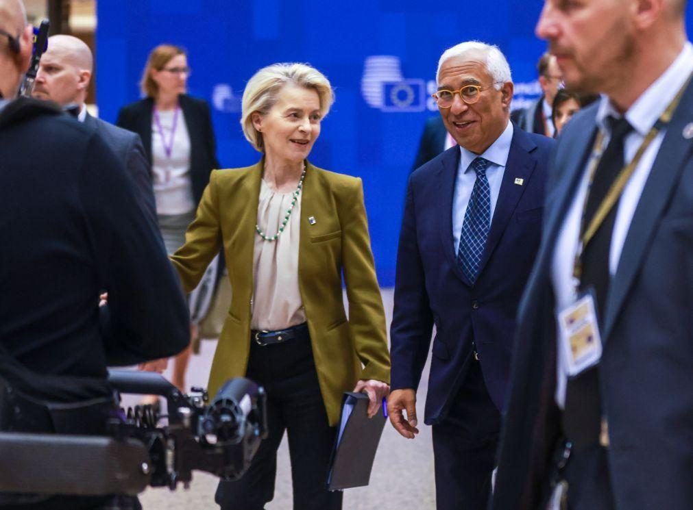 Von der Leyen e Costa convidam empresas dos EUA a investir na UE