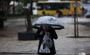 IPMA eleva para 10 os distritos sob aviso amarelo por causa da chuva