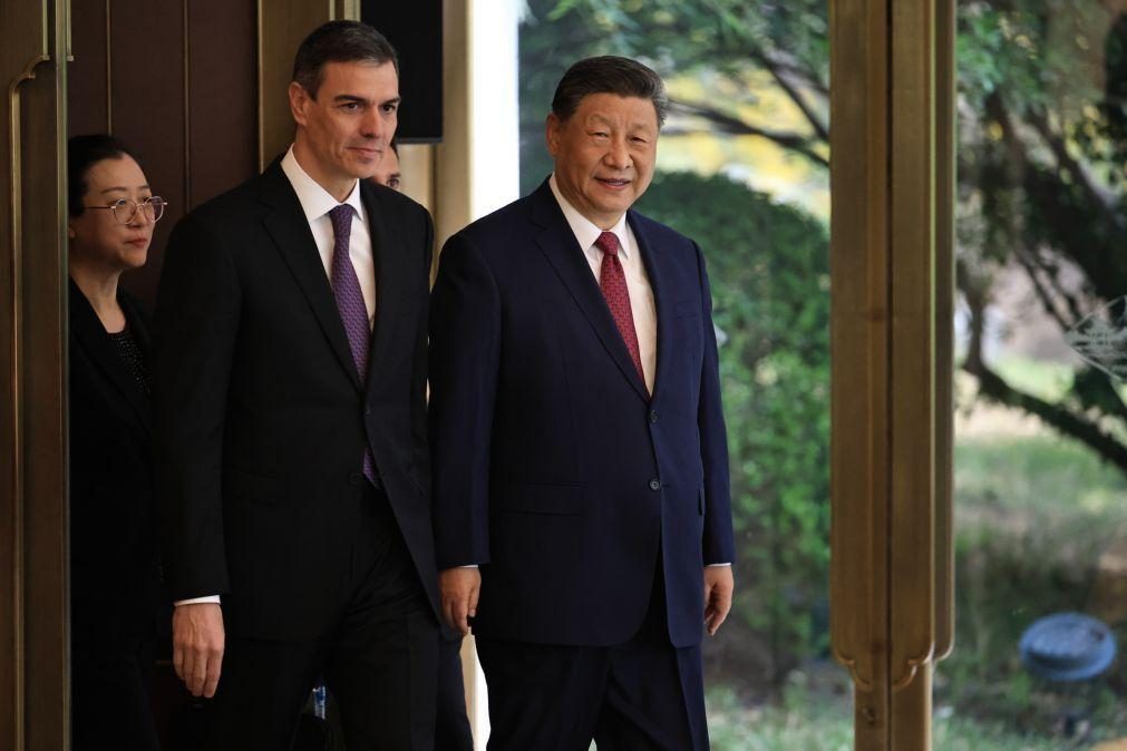 Pedro Sánchez diz a Xi Jinping que Espanha