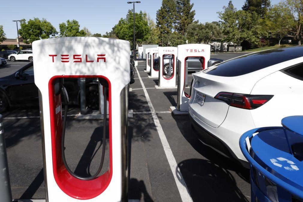 Vendas da Tesla na UE caem 45% no 1.º trimestre