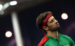 João Geraldo afastado na ronda de 32 do WTT Feeder de Manchester