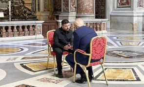 Zelensky e Trump já não terão segundo encontro hoje em Roma