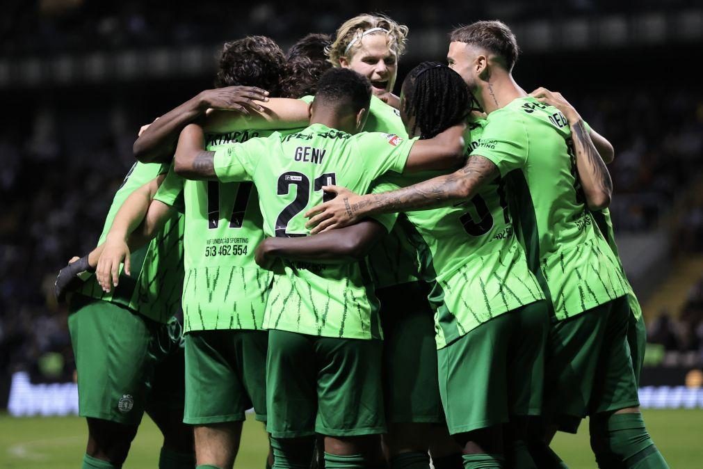 Sporting goleia no Bessa e conserva liderança igualado com o Benfica