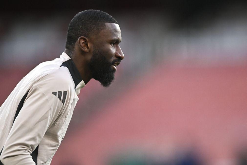 Rüdiger foi operado e deve falhar Liga das Nações frente a Portugal