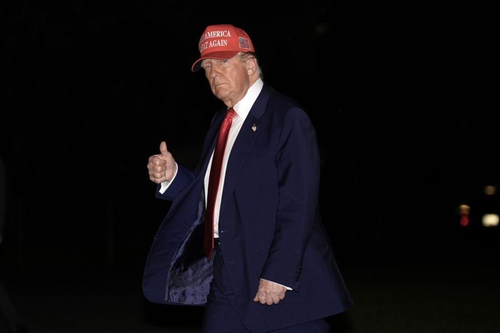 Trump culpa herança de Biden por desaceleração económica dos EUA