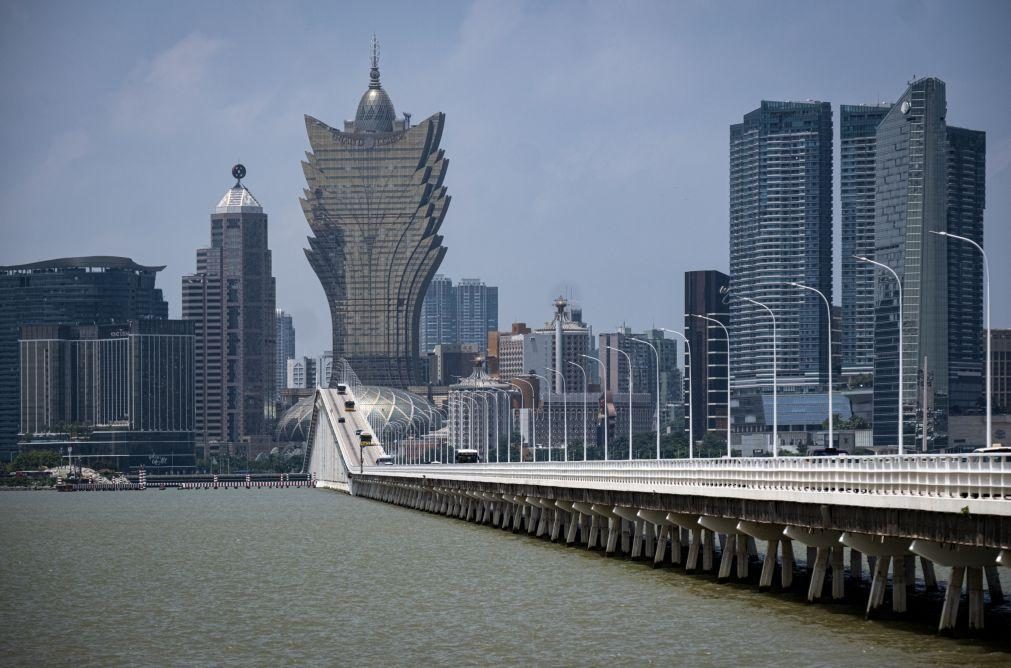 Receitas do jogo em Macau sobem 1,7% para 2,27 mil milhões de euros em abril