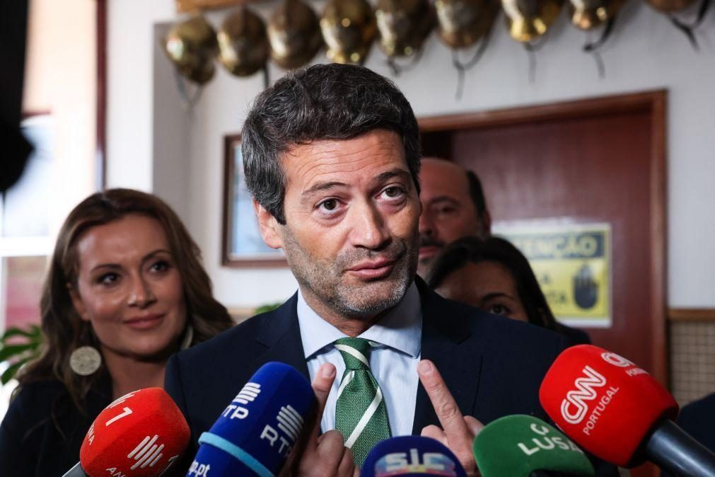 Ventura diz que relação entre Montenegro e clientes da Spinumviva levanta