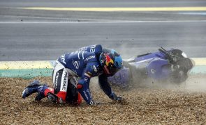 Miguel Oliveira lamenta queda numa 