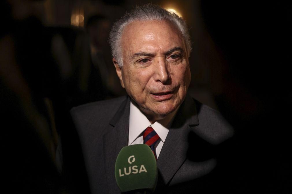 Ex-PR Michel Temer defende Brasil como