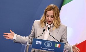 Meloni considera situação humanitária em Gaza 