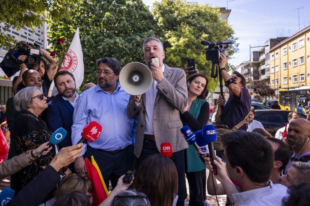 Pedro Nuno apela a eleitores de esquerda e centro e promete solução para 4 anos