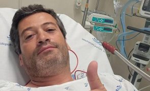 André Ventura A videochamada do líder do Chega após alta hospitalar: “Ainda com dores no peito e no pulso”