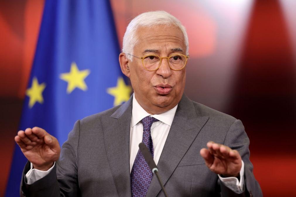 António Costa exige a Israel que acabe com bloqueio a Gaza e denuncia