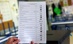 Votos válidos só podem conter a cruz no quadrado a seguir ao símbolo da candidatura