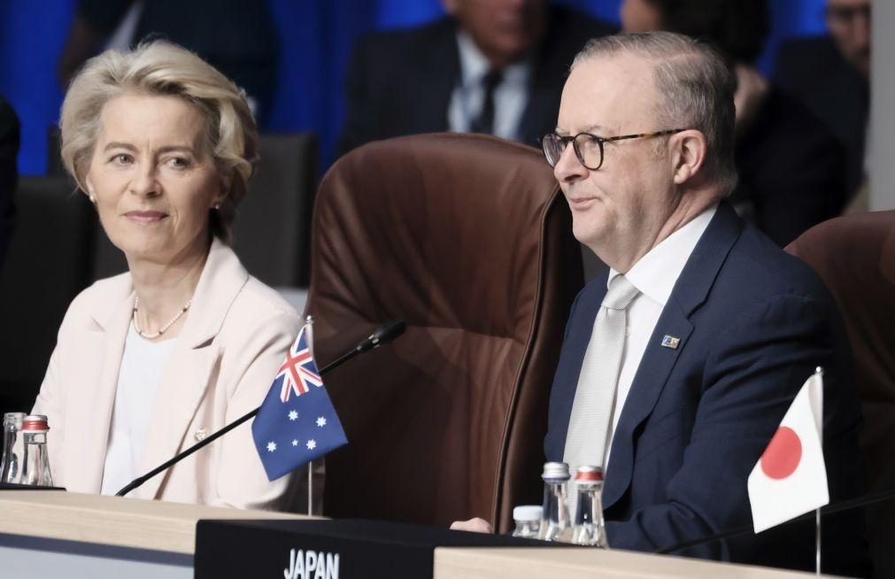 União Europeia quer estabelecer parceria de defesa com a Austrália